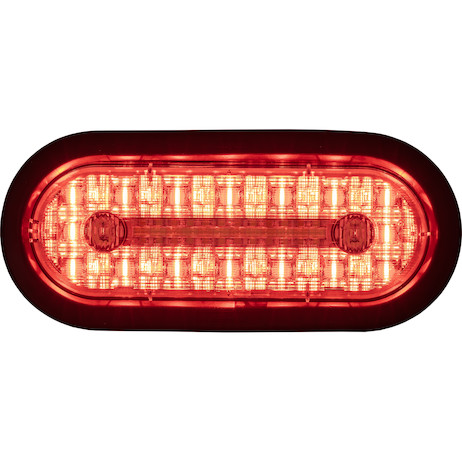 6 Inch Combination LED Stop/Turn/Tail, Backup, and Strobe Light with 17 LEDs
